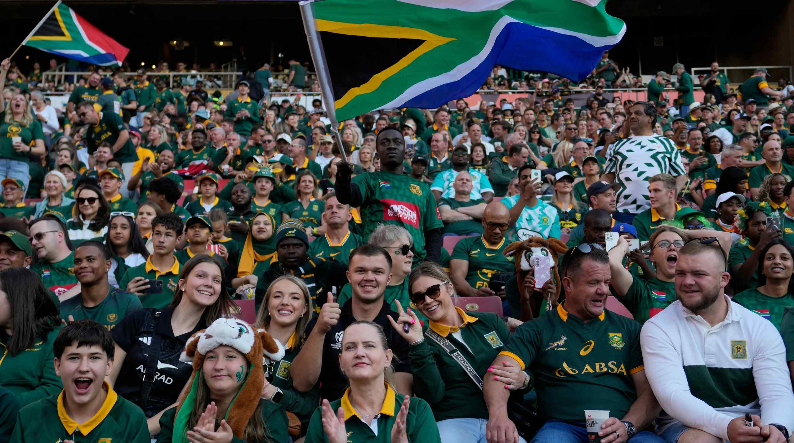 South Africa ruby fans